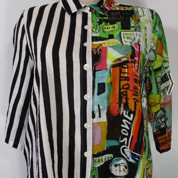 Shana Tops - Shana artsy blouse. Lg. EUC.